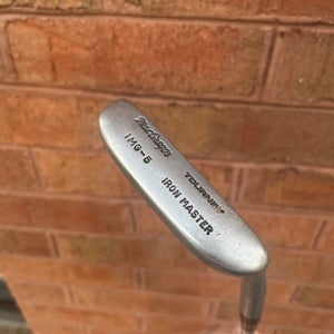 Macgregor Iron Master IM5 Golf Club Blade Putter Leather Grip Vintage Excellent