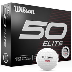 Wilson Fifty Elite Golf Balls - White