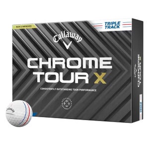 Callaway Chrome Tour X Triple Track 2024 Golf Balls - White