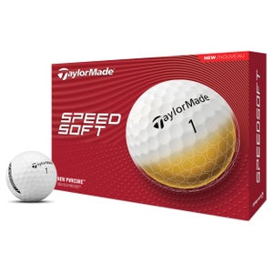 TaylorMade SpeedSoft Golf Balls - White