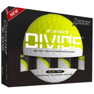Srixon Z-Star Divide Golf Balls - White/Yellow