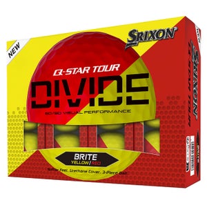 Srixon Q-Star Tour Divide 2024 Golf Balls - Red/Yellow