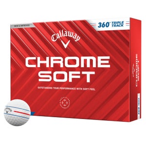 Callaway Chrome Soft 360 Triple Track 2024 Golf Balls - White