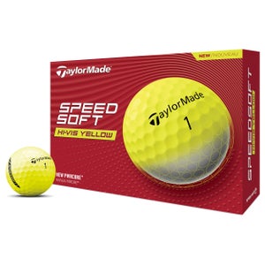 TaylorMade SpeedSoft Golf Balls - Yellow