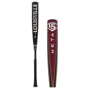 New 2025 Louisville Slugger Meta BBCOR Certified Bat (-3) Composite 30 oz 33"