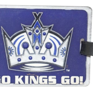 Los Angeles La Kings Id Luggage - Nhl Hockey Oem Bag Tag Go Kings Go