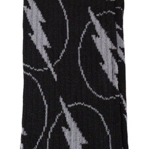 Vintage The Flash Multi Logo - Unisex Adult Crew Socks DC Comics 2017 - Style 1