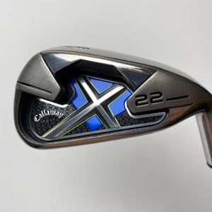 Callaway X-22 Single 6 Iron 65g Senior Graphite Mens RH