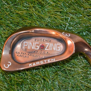 PING	ZING Karsten Red Dot Copper	3 Iron	RH	39"	Graphite	Stiff	New Grip