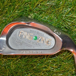 PING	ZING Karsten Green Dot	3 Iron	RH	39"	Steel	REG	New Grip