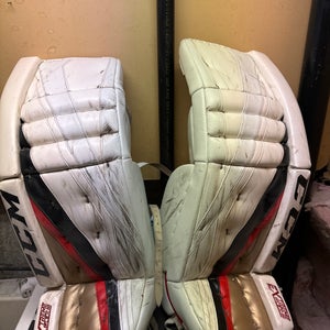 Used  CCM Pro Stock Extreme Flex lll Goalie Leg Pads