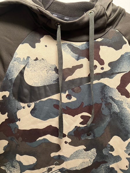 Nike Camo Hoodie—Men’s Small