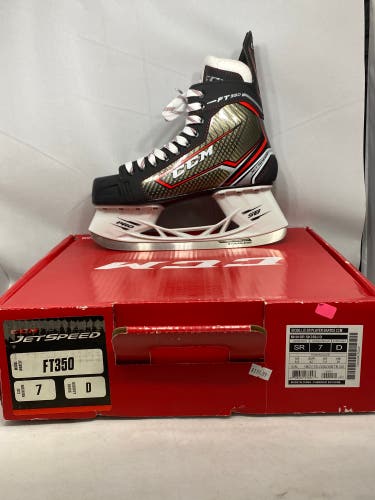 New Senior CCM Regular Width 7 JetSpeed FT350 Hockey Skates