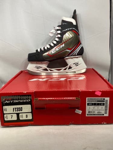 New Senior CCM Regular Width  7 JetSpeed FT350 Hockey Skates