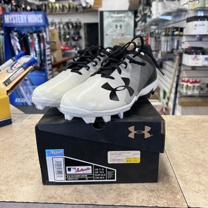 Black New Youth Under Armour Molded Cleats