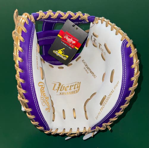 New 2025 Rawlings Right Hand Throw Catcher's Liberty Advanced Softball Glove 34"