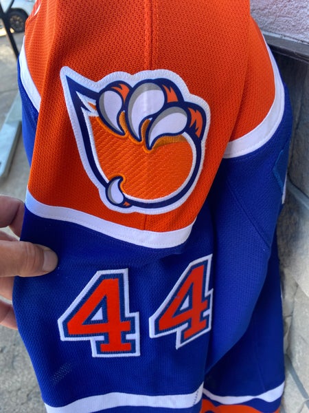 CCM Pro Stock Bakersfield Condors Game Jersey Royal Blue ADAMS-MOISAN 6569