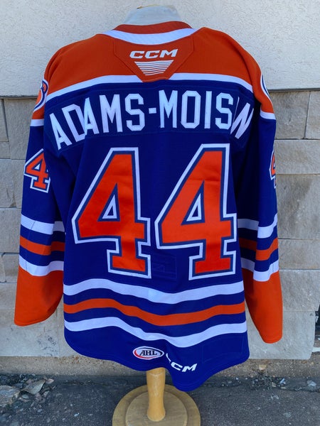 CCM Pro Stock Bakersfield Condors Game Jersey Royal Blue ADAMS-MOISAN 6569