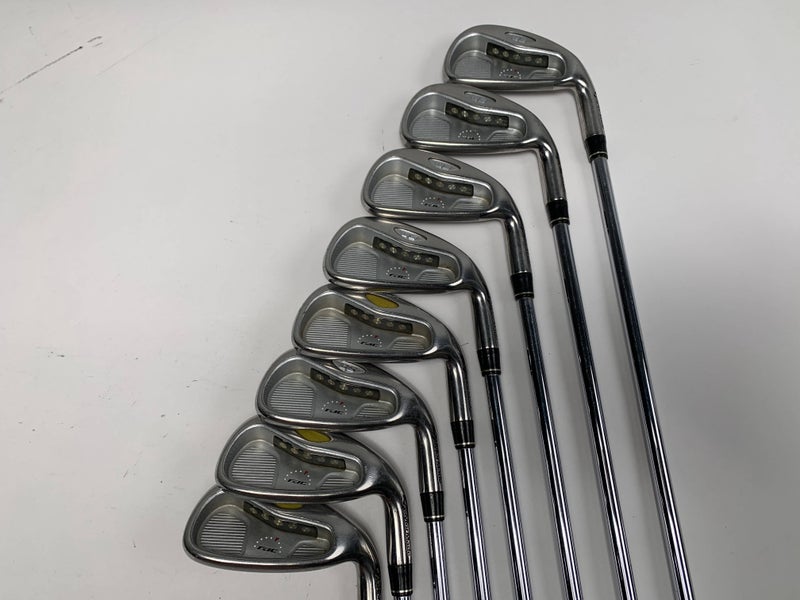 Taylormade Rac OS 2005 Iron Set 3-PW T-Step Ultralite 90g Regular Steel Mens RH