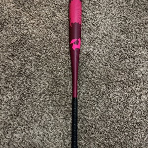 Used DeMarini BBCOR Certified (-3) 29.5 oz 32.5" Voodoo One Pink Bat