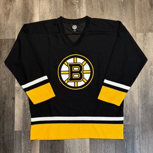NHL Boston Bruins Practice Jersey XL Black Gold Hockey