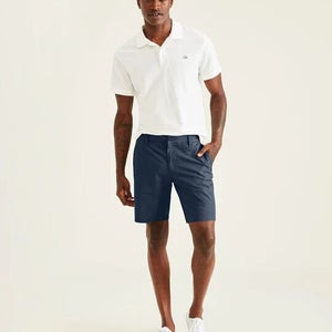 Dockers Ultimate Shorts Mens 30 Pembroke Blue Stretch 9.5" Inseam Straight LW336