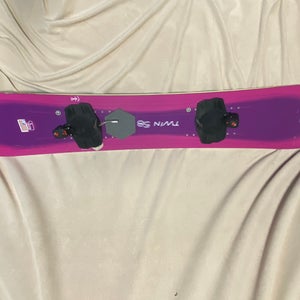 Used Burton Twin 58 Snowboard All Mountain With Bindings