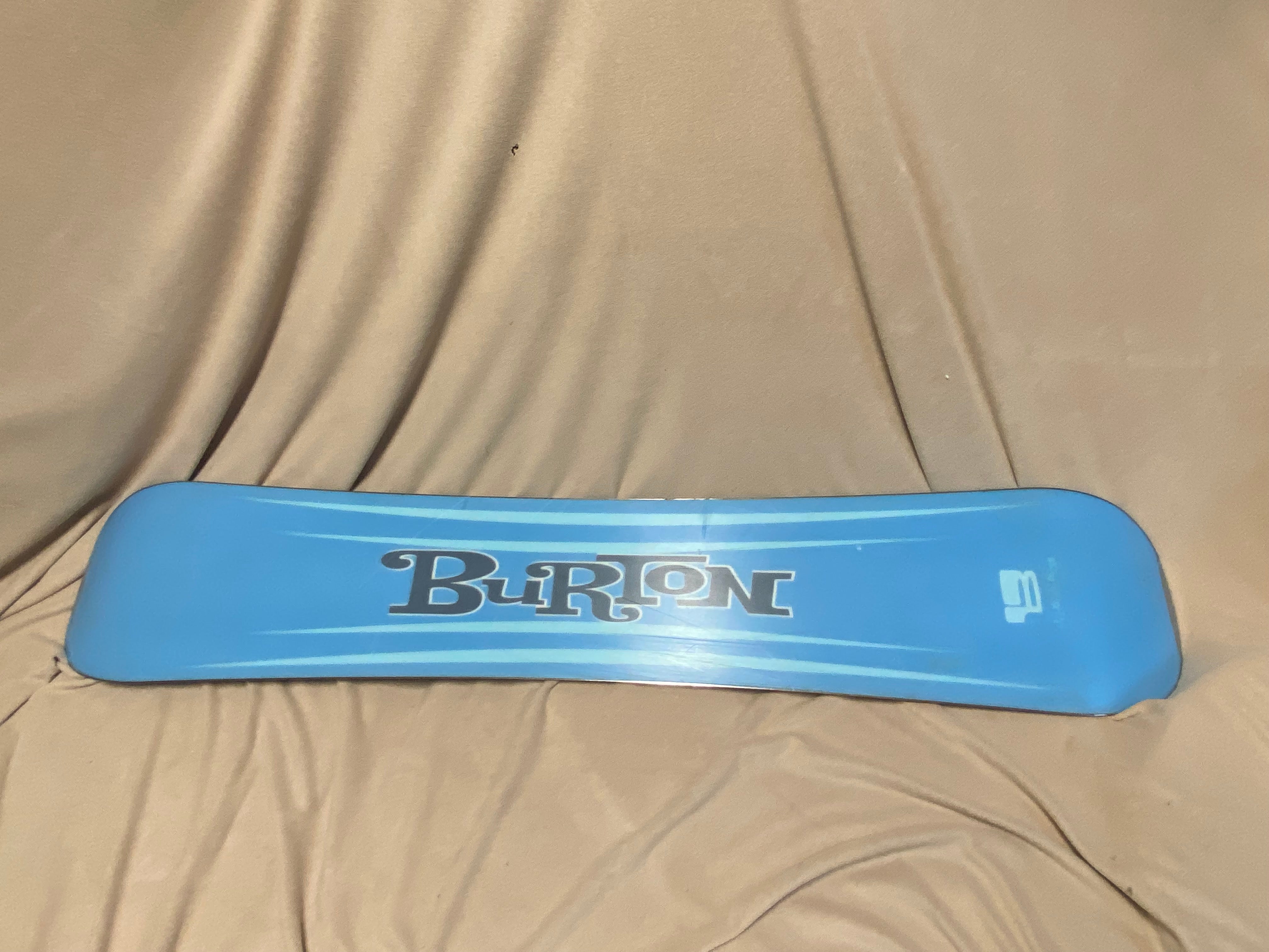 Used Burton Twin 58 Snowboard All Mountain With Bindings