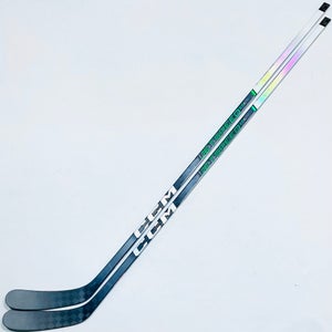 New 2 Pack Custom Green CCM Jetspeed FT6 Pro Hockey Stick-RH-85 Flex-P90-Grip