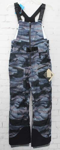 686 Gore-Tex Hydrastash Bib Pants, Women's Small, Dusty Mauve Waterland Camo New