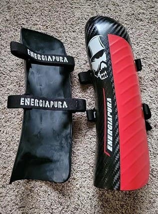 Energiapura CARBON Slalom Shin Guards Ski Racing long