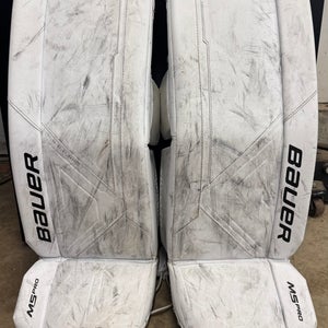Used 2022 Bauer  Supreme M5 Pro Goalie Leg Pads