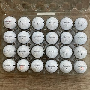 24 TaylorMade Distance+ Golf Balls - 5A MINT CONDITION ONLY