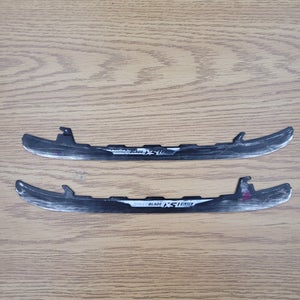 Used size 280 CCM SpeedBlade XS1 Black Ice Hockey Runners