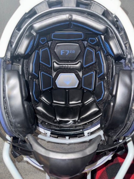Large Schutt F7 2.0 Helmet (2 oakley visors are included/chin strap never worn)