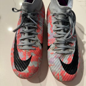 Purple Used Unisex Nike Molded Cleats Mercurial Vapor Cleats