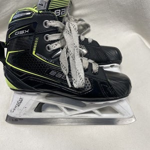 Junior size 1 Bauer GSX motion flex ice hockey goalie skates excellent cond.