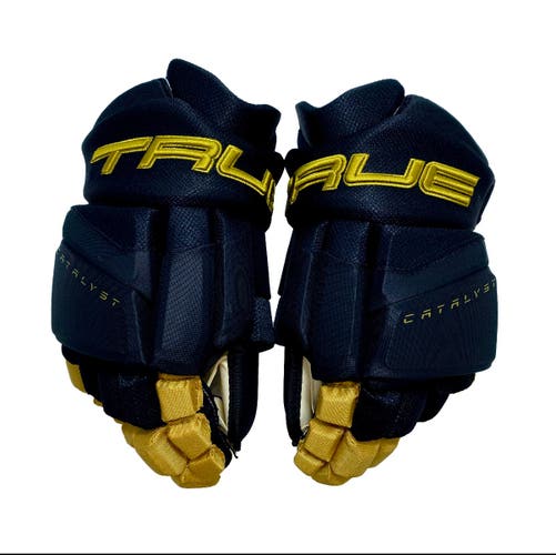 New True catalyst pro custom Las Vegas golden knights hockey gloves (BLACK)