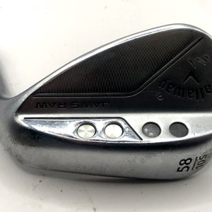 CALLAWAY JAWS MD5 RAW LOB WEDGE 58/10 DG Spinner Tour Issue Steel Stiff *Good*