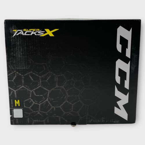 Pro Stock New Medium White CCM Super Tacks Helmet