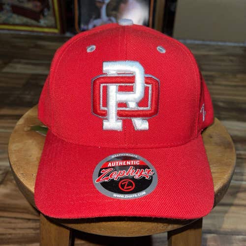Riverhawks Zephyr Snapback Hat Cap Wool Blend NEW WITH TAGS