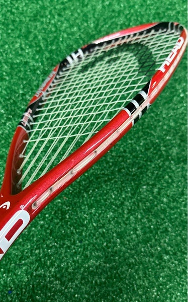 Head Liquidmetal Fire Squash Racket, 27", 3 7/8"