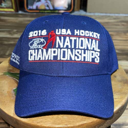 Zephyr USA Hockey 2016 National Championship Team Snapback Hat Cap NEW