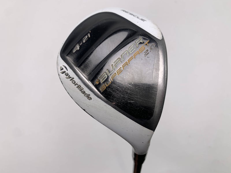 TaylorMade Burner Superfast 2.0 4 Hybrid 21* REAX 60g Regular Graphite Mens RH