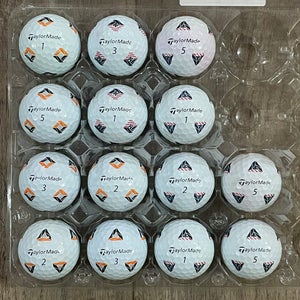 14 TaylorMade TP5 Golf Balls with Pix Design - 5A MINT CONDITION ONLY