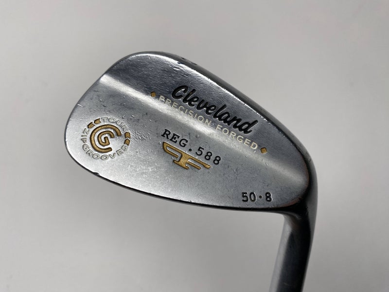 Cleveland 2012 588 Chrome Gap Wedge GW 50* 8 Bounce True Temper RH