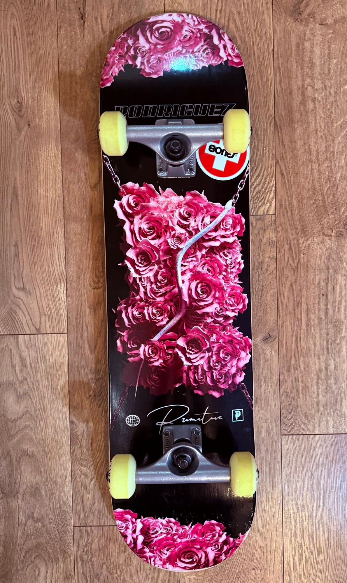 Primitive Skateboards Paul Rodriguez “No Lies”Complete Skateboard Bones  Bearings | SidelineSwap | Buy and Sell on SidelineSwap