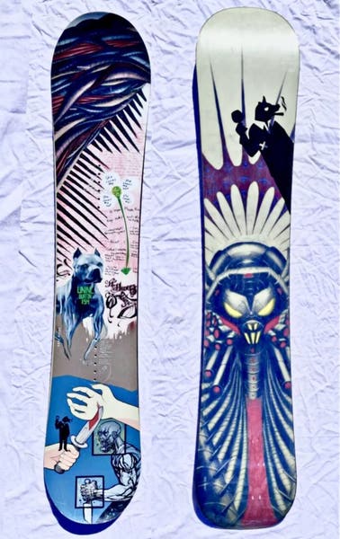 スノーボード burton uninc est 154 BURTON Snowboard - UN.INC. J.P. Pro Model 154 | SidelineSwap