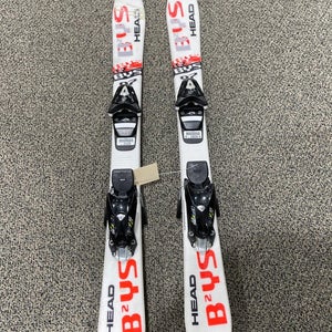 Used Kid's HEAD B2YS Skis With B2YS 45 Bindings (97CM)