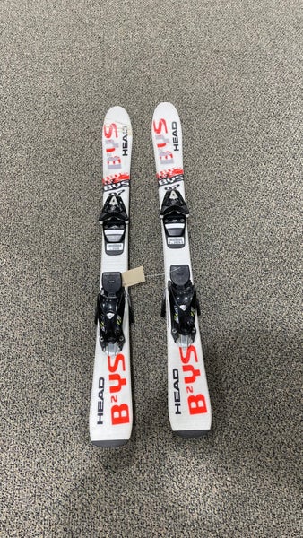 Used Kid's HEAD B2YS Skis With B2YS 45 Bindings (97CM)